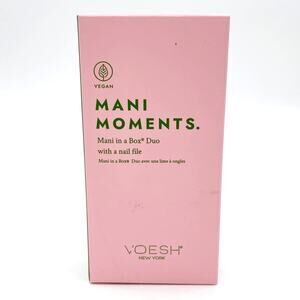 NEW‎ Voesh Mani Moments Vegan At Home Manicure Set Duo Green Tea Duo